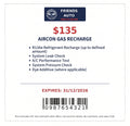 Aircon Gas Recharge coupon