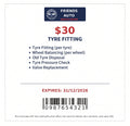TYRE FITTING COUPON