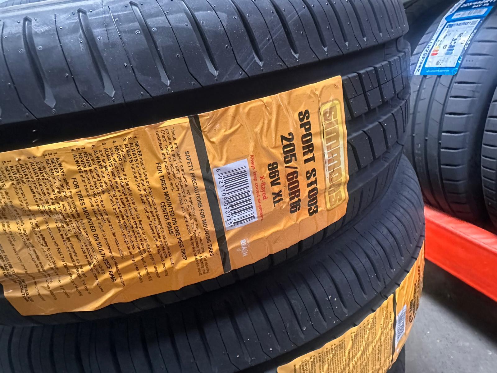 SIMMONS 205/60R16 96V XL SPORTS ST003