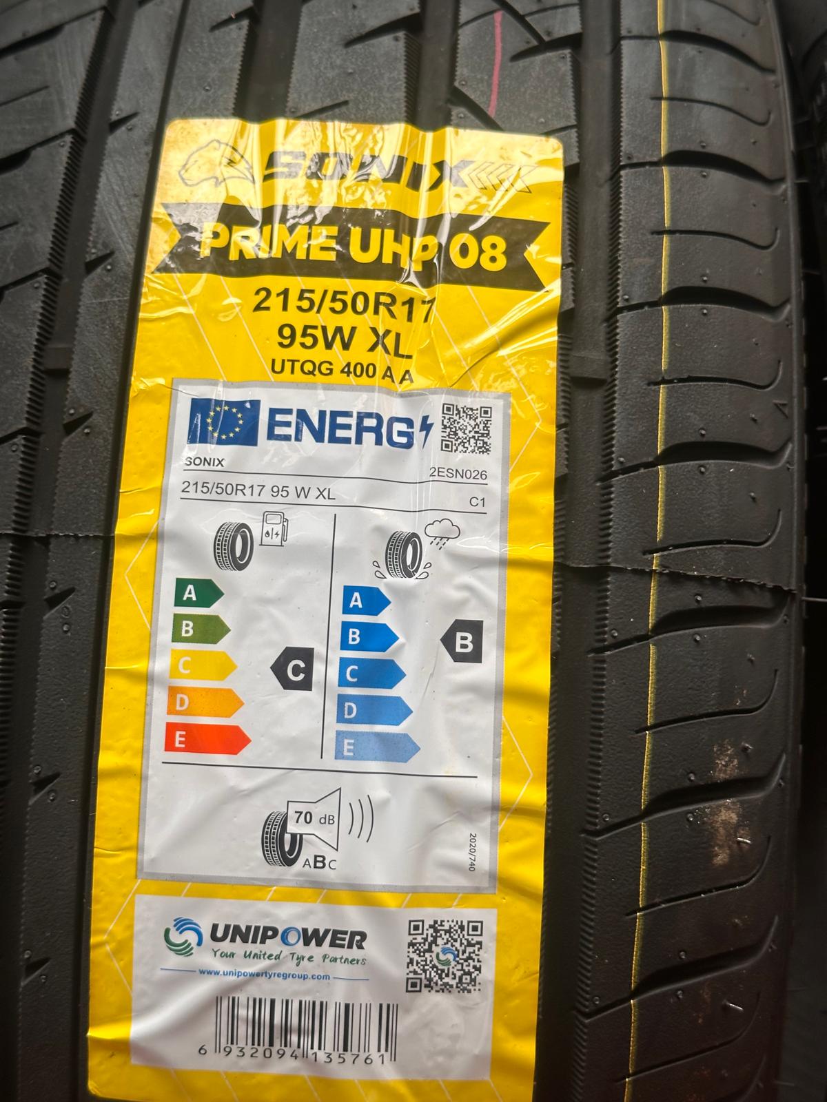 SONIX PRIMEUHP 08 215/50R17  95W XL
